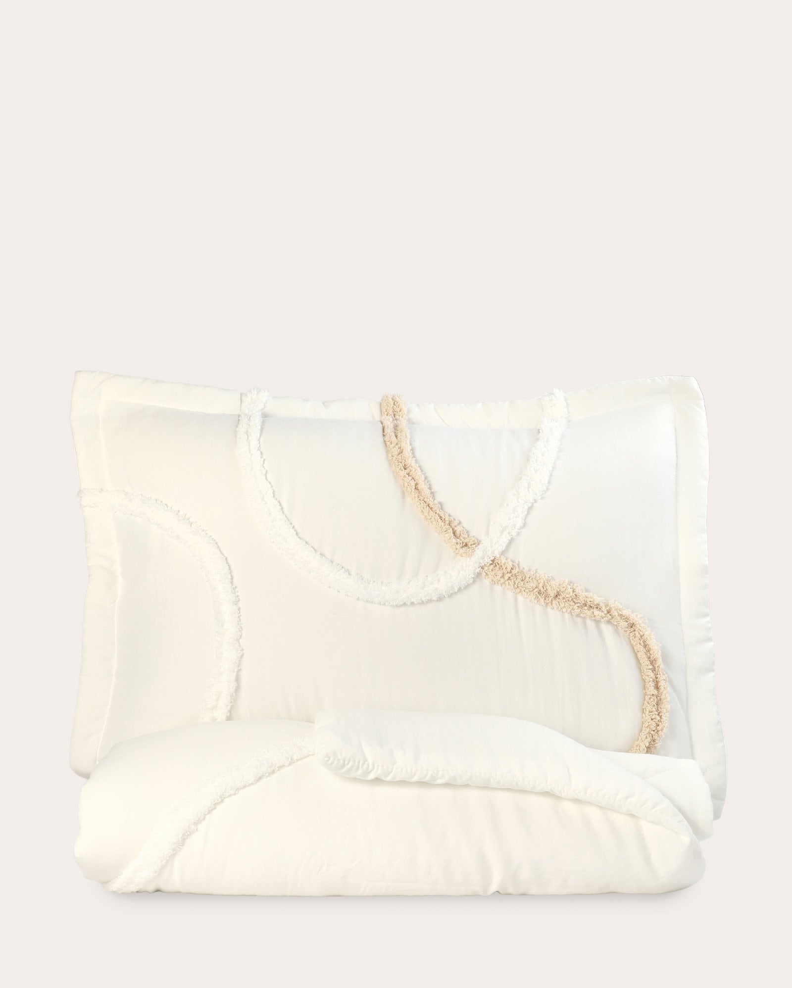 Kit colcha solteiro 2 peças Washed Waves - branco | Casa Riachuelo