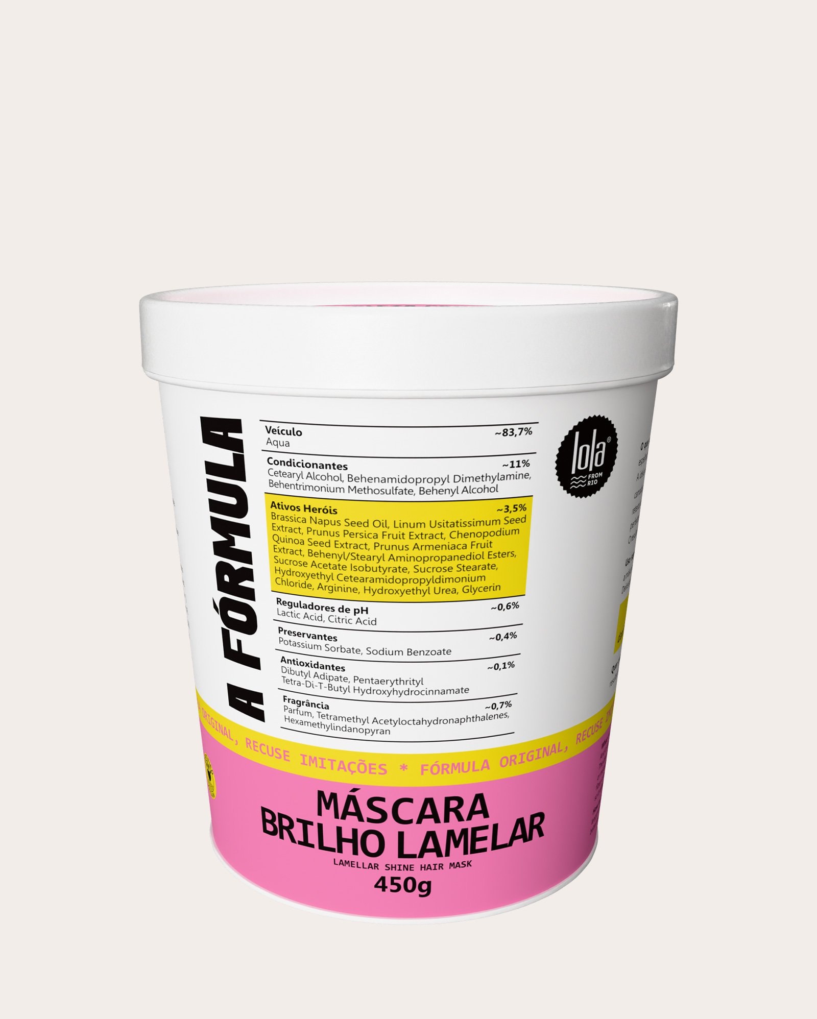 Máscara capilar A Fórmula 450g | Lola Cosmetics