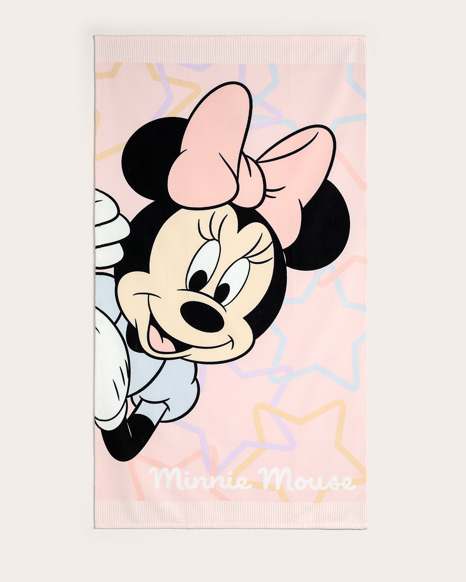 Toalha de banho velour Minnie Mouse - rosa | Casa Riachuelo