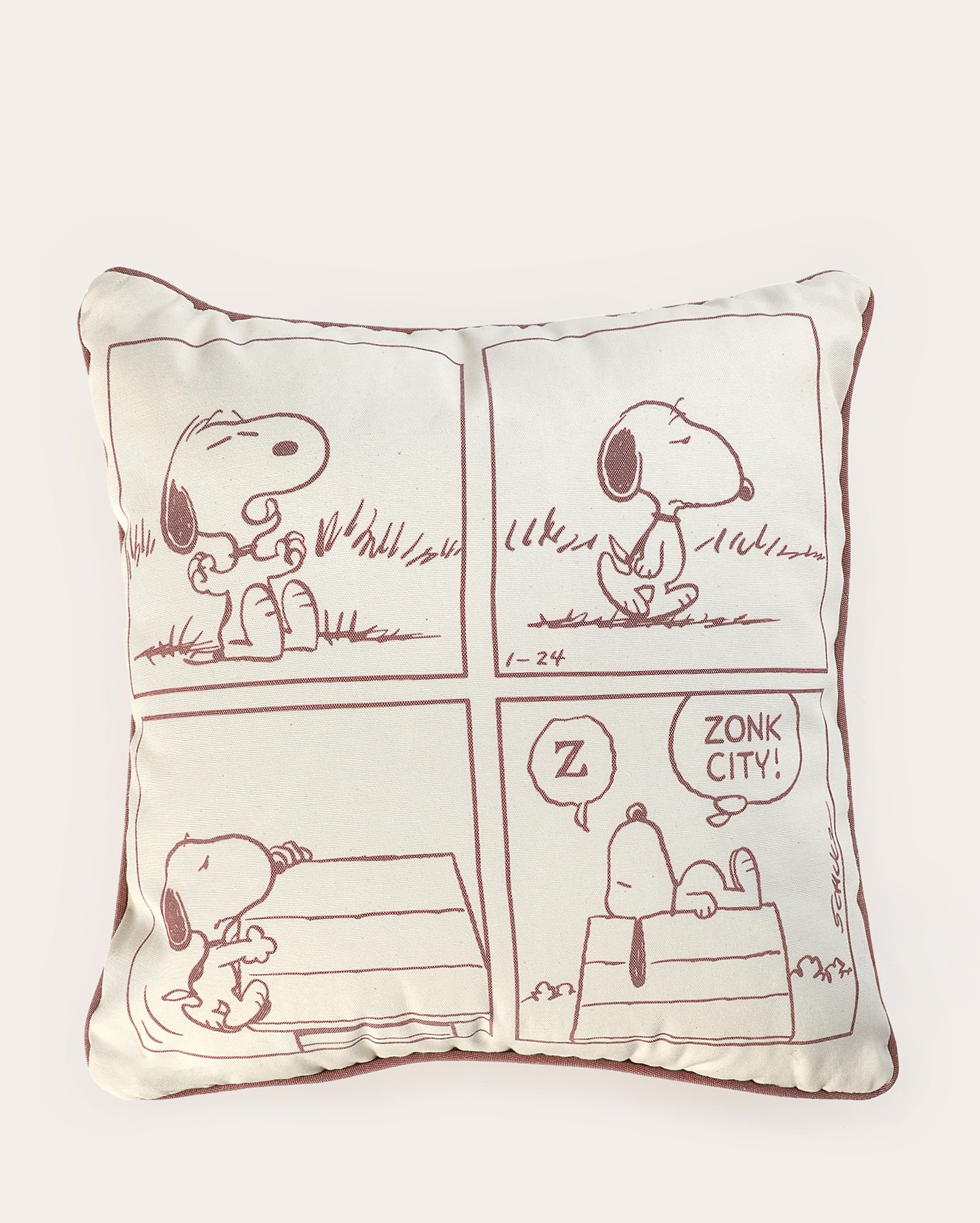 Almofada Snoopy 40x40cm - bege | Casa Riachuelo