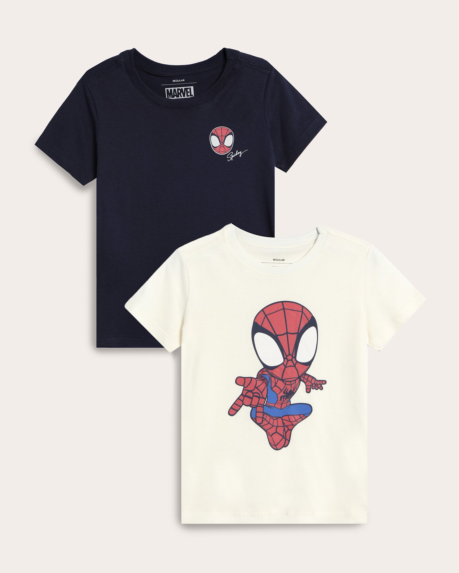 Kit camiseta infantil Homem-Aranha 2 peças 1-6A - multicor | Marvel