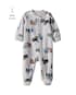 Macacão bebê em fleece caminhão - cinza | Carter's