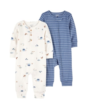 Kit macacão bebê 2 peças paisagens - multicor | Carter's