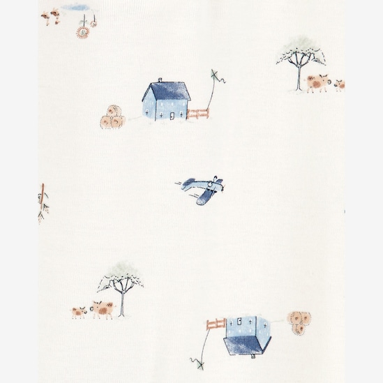 Kit macacão bebê 2 peças paisagens - multicor | Carter's