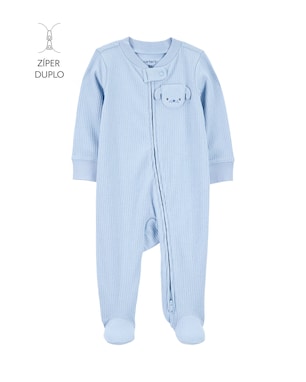 Macacão bebê bolso interativo cachorro - azul | Carter's
