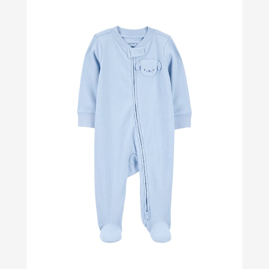 Macacão bebê bolso interativo cachorro - azul | Carter's