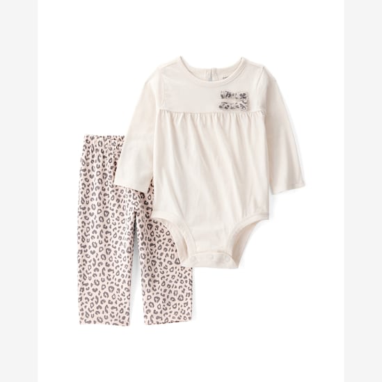 Conjunto longo bebê 2 peças onça - multicor | Carter's