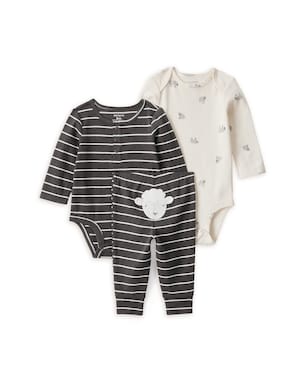 Conjunto longo bebê 3 peças ovelha - multicor | Carter's