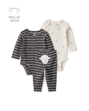Conjunto longo bebê 3 peças ovelha - multicor | Carter's