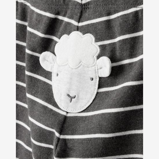 Conjunto longo bebê 3 peças ovelha - multicor | Carter's