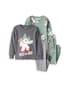Pijama longo infantil 4 peças Yeti - multicor | Carter's