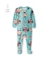 Macacão pijama infantil futebol americano - azul | Carter's
