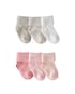 Kit meia bebê 6 pares canelada dobrada - multicor | Carter's