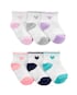 Kit meia bebê 6 pares coração - multicor | Carter's