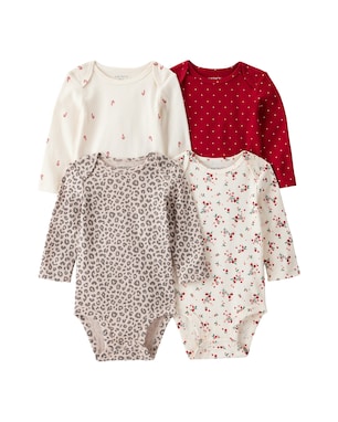 Kit body bebê 4 peças variadas - multicor | Carter's