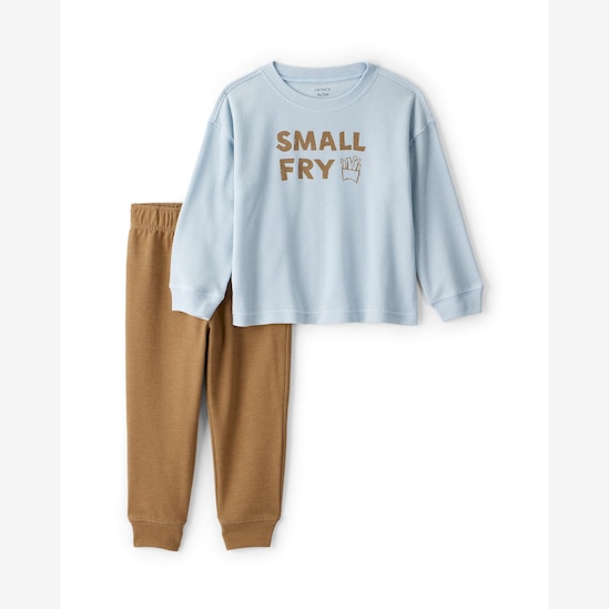 Conjunto longo infantil 2 peças small fry - multicor | Carter's