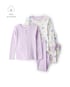 Pijama infantil 4 peças listras espaço - multicor | Carter's