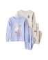 Pijama longo infantil 4 peças neve - multicor | Carter's