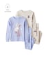 Pijama longo infantil 4 peças neve - multicor | Carter's