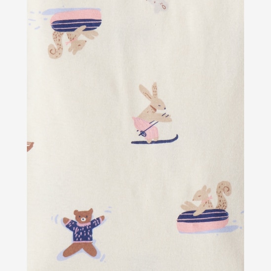 Pijama longo infantil 4 peças neve - multicor | Carter's