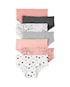 Kit calcinha infantil 7 peças biquíni corações - multicor | Carter's