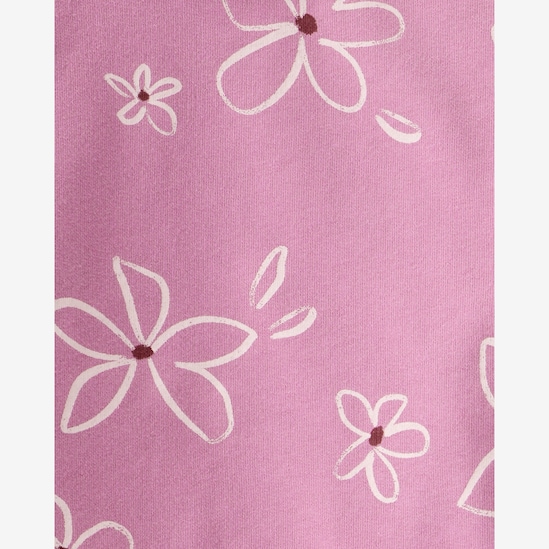 Conjunto longo infantil 2 peças floral - lilás | Carter's