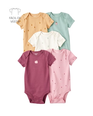 Kit body bebê 5 peças frutinhas - multicor | Carter's