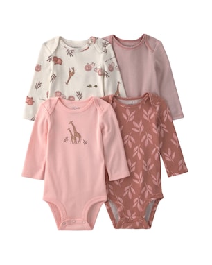 Kit body bebê 4 peças selva - multicor | Carter's