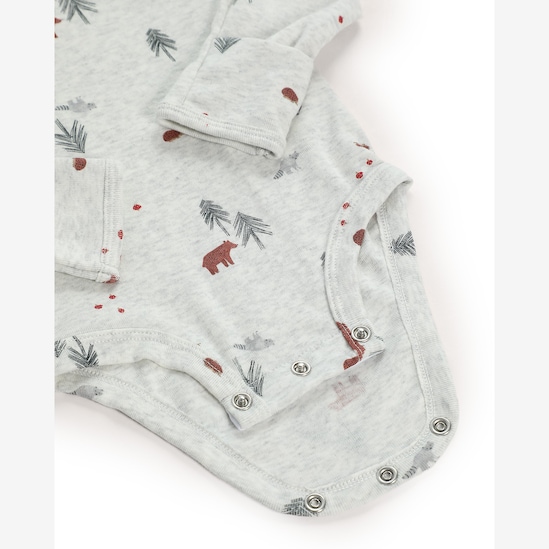 Conjunto longo bebê 3 peças matelassê urso - multicor | Carter's