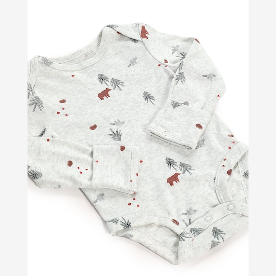 Conjunto longo bebê 3 peças matelassê urso - multicor | Carter's