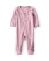 Macacão bebê com pezinho morangos - rosa | Carter's