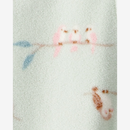 Macacão bebê em fleece com pezinhos - verde | Carter's