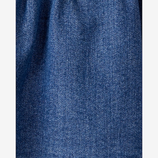 Salopete jeans bebê com blusa e meia calça - multicor | Carter's