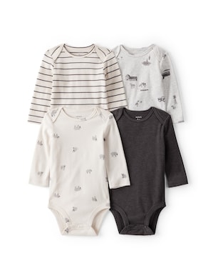 Kit body bebê 4 peças fazendinha - multicor | Carter's