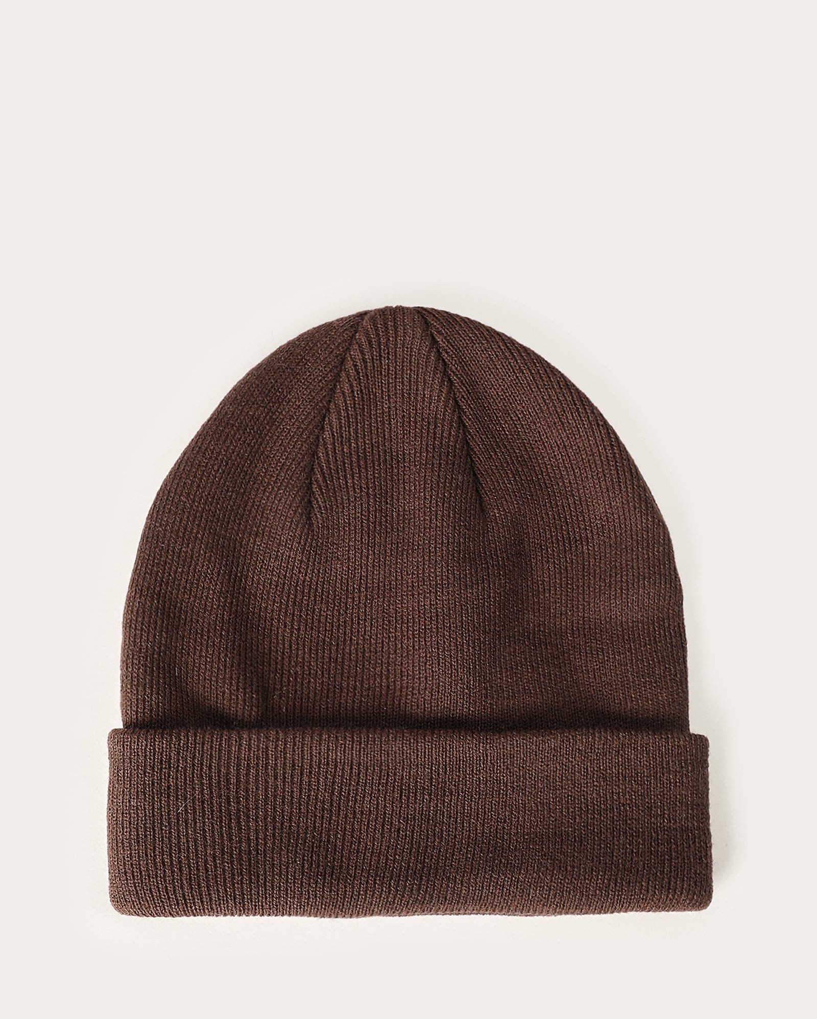 Gorro masculino de tricot - marrom