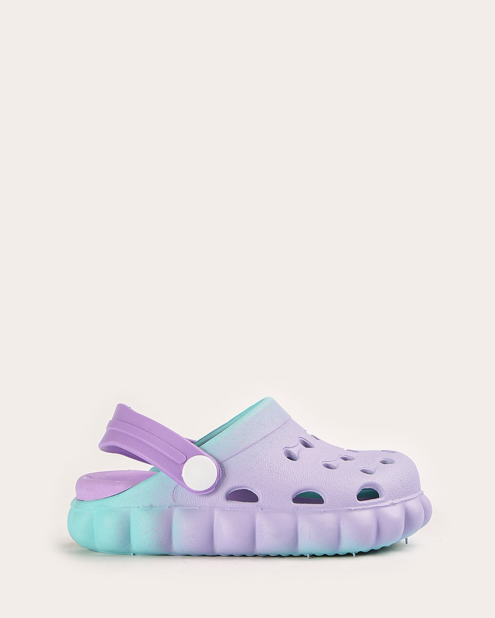 Sandália clog infantil degradê - lilás