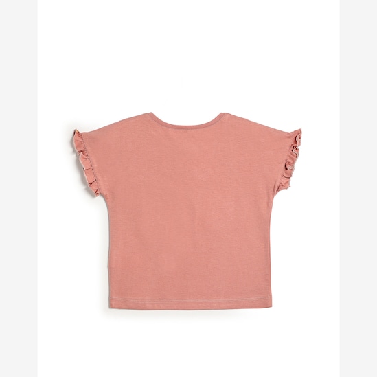 Camiseta infantil florzinhas - rosa | Carter's