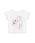Camiseta infantil arte - branca | Carter's