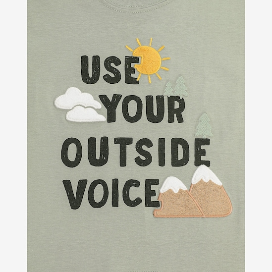 Camiseta infantil montanha - verde | Carter's