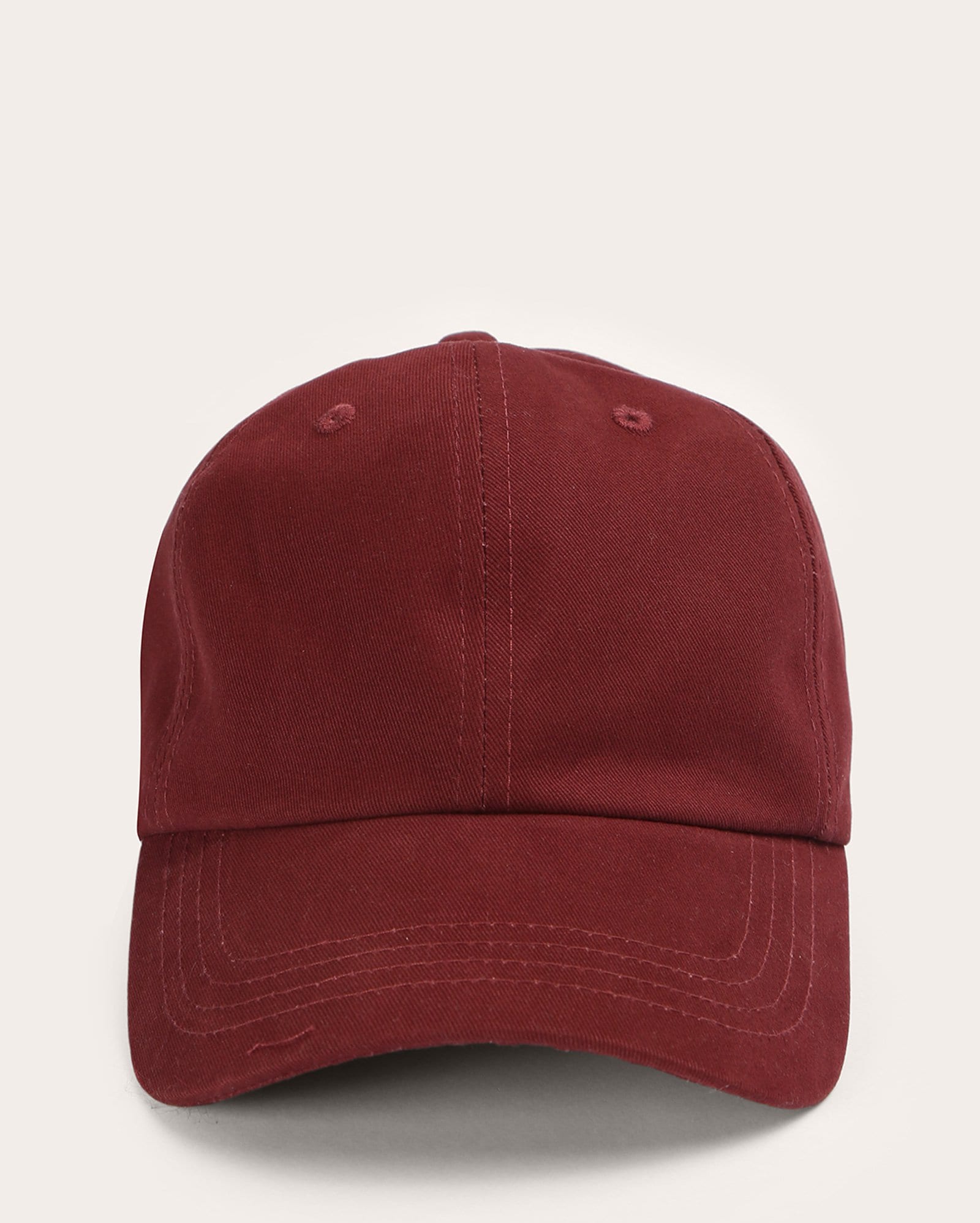 Boné feminino aba curva básico - Vinho