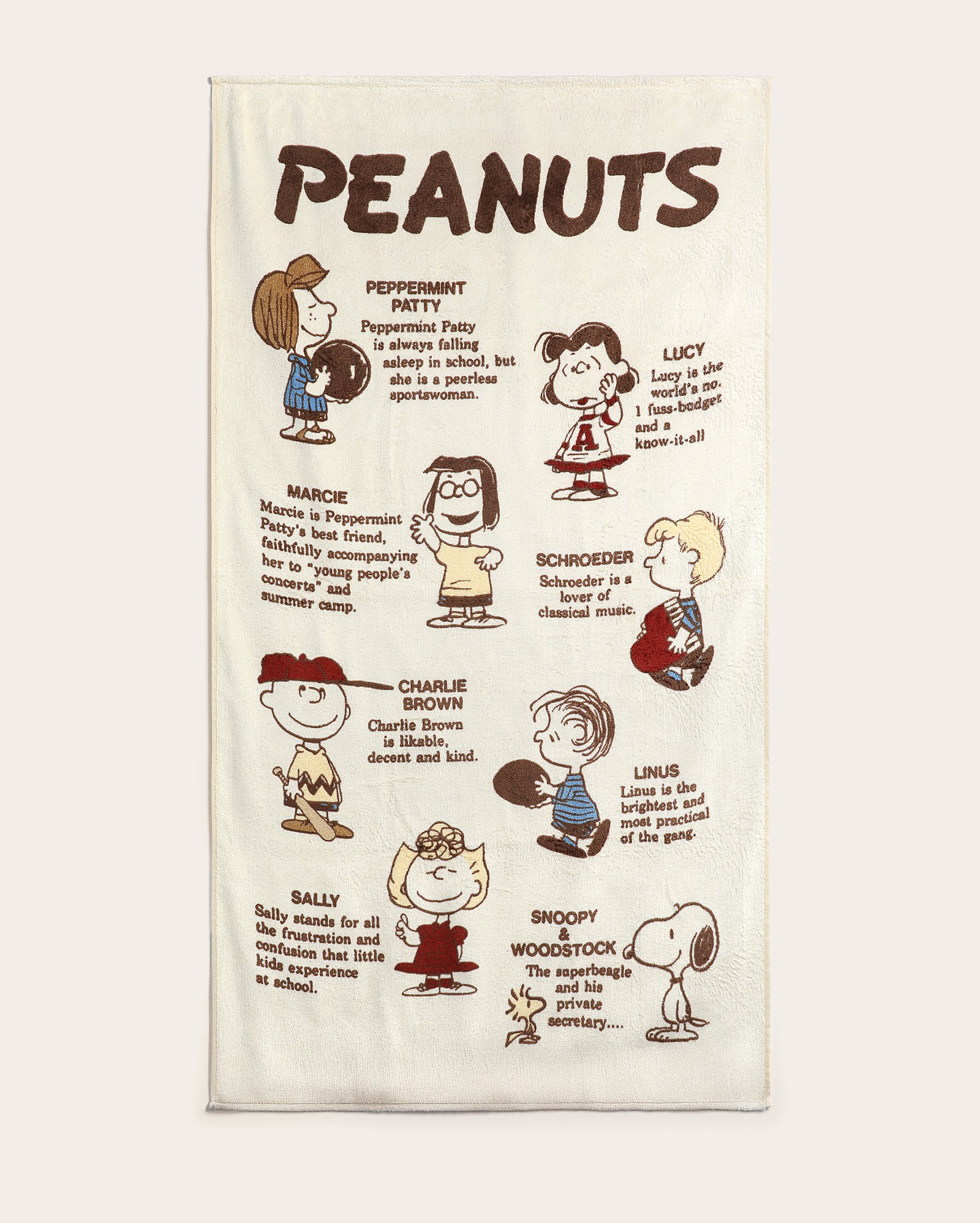 Toalha de banho velour Snoopy - bege | Casa Riachuelo