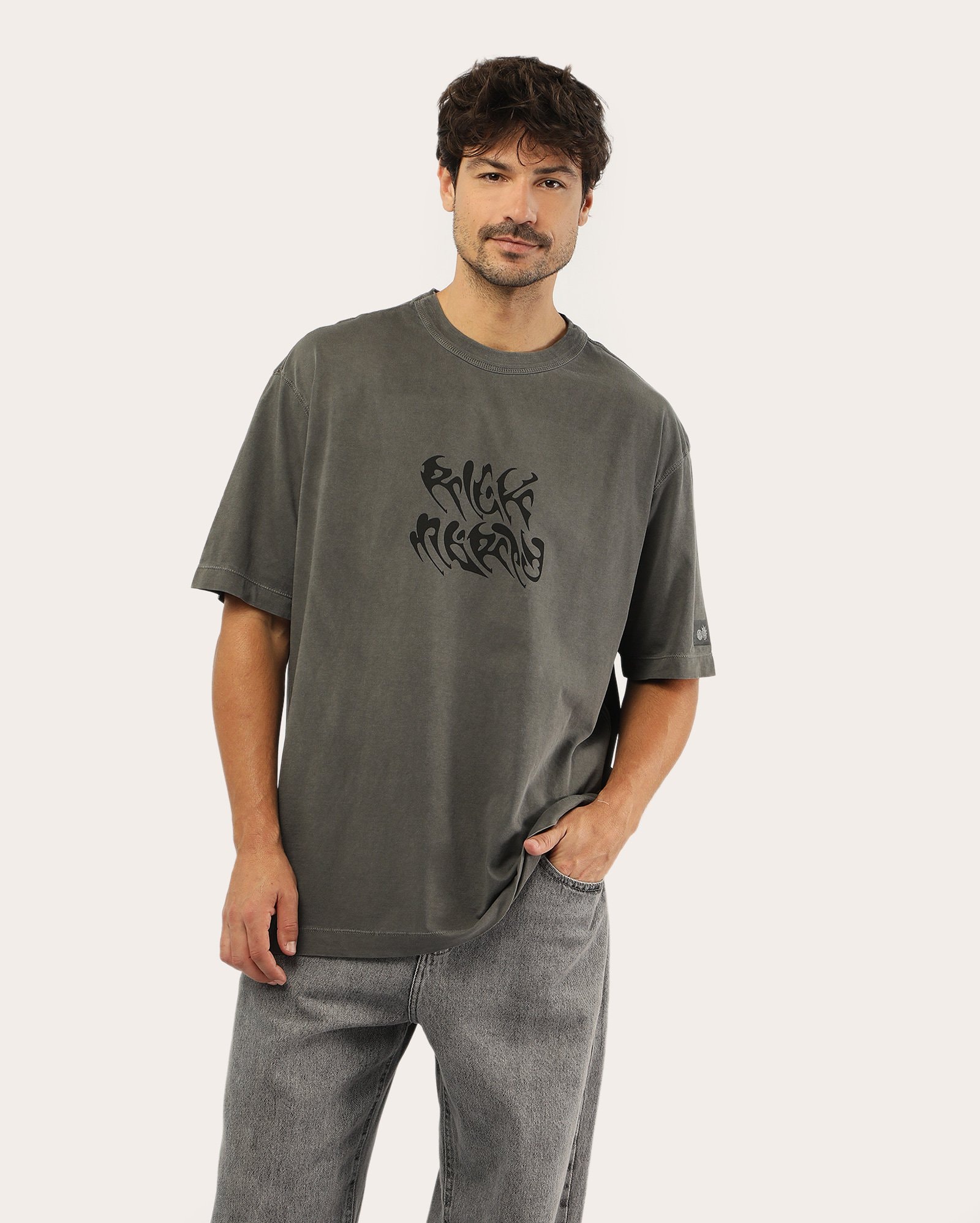 Camiseta masculina Rick and Morty comfort - cinza | Cartoon Network