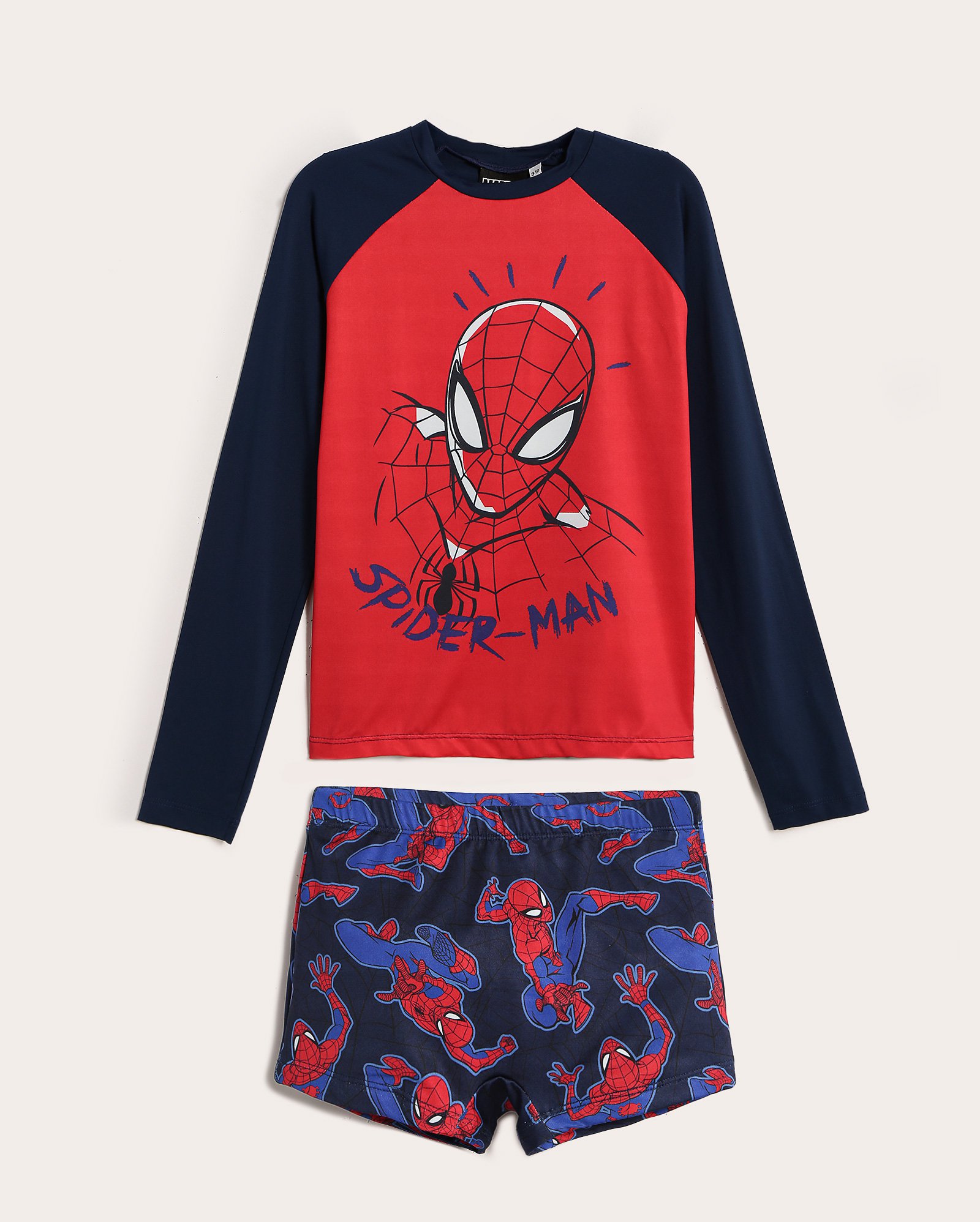 Conjunto praia infantil Homem-Aranha 4-12A - azul | Marvel