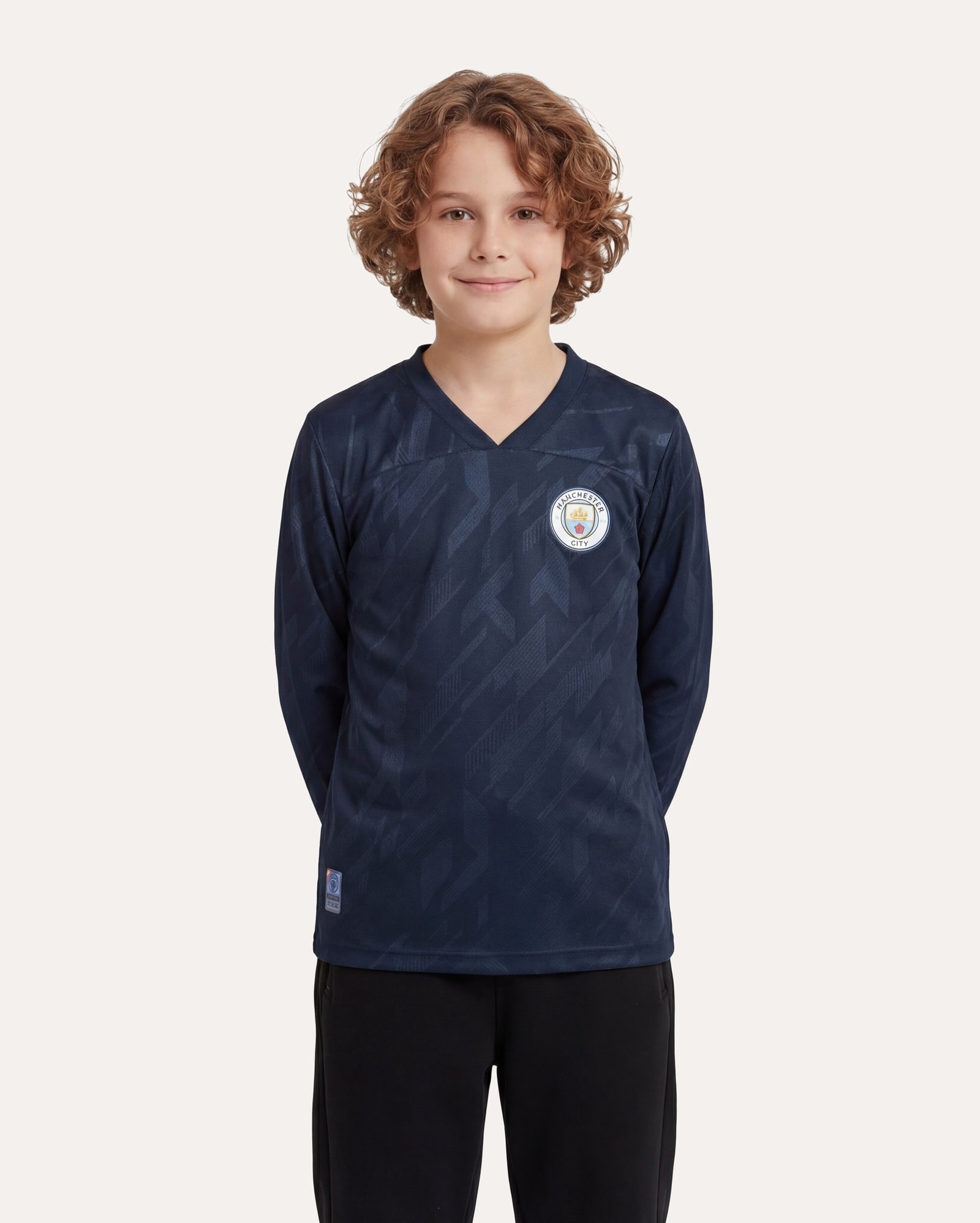 Camiseta infantil regular Manchester City 6-14A - azul