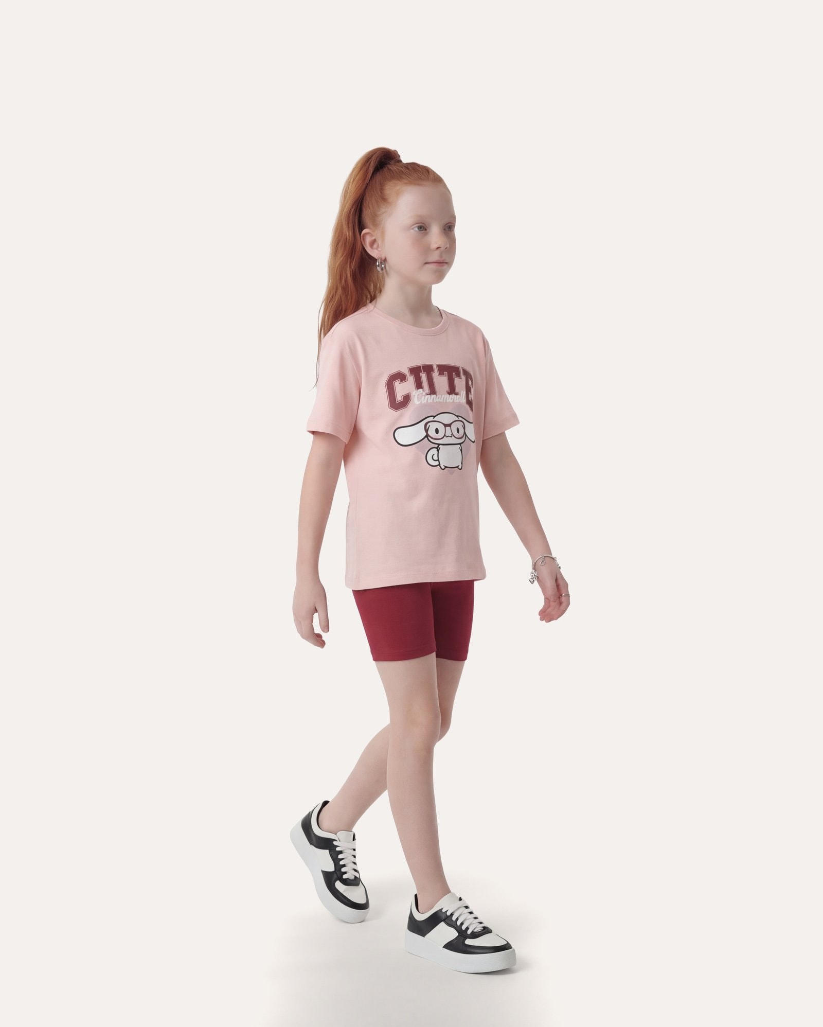 Conjunto curto infantil Cinnamoroll 6-14A - multicor | Sanrio