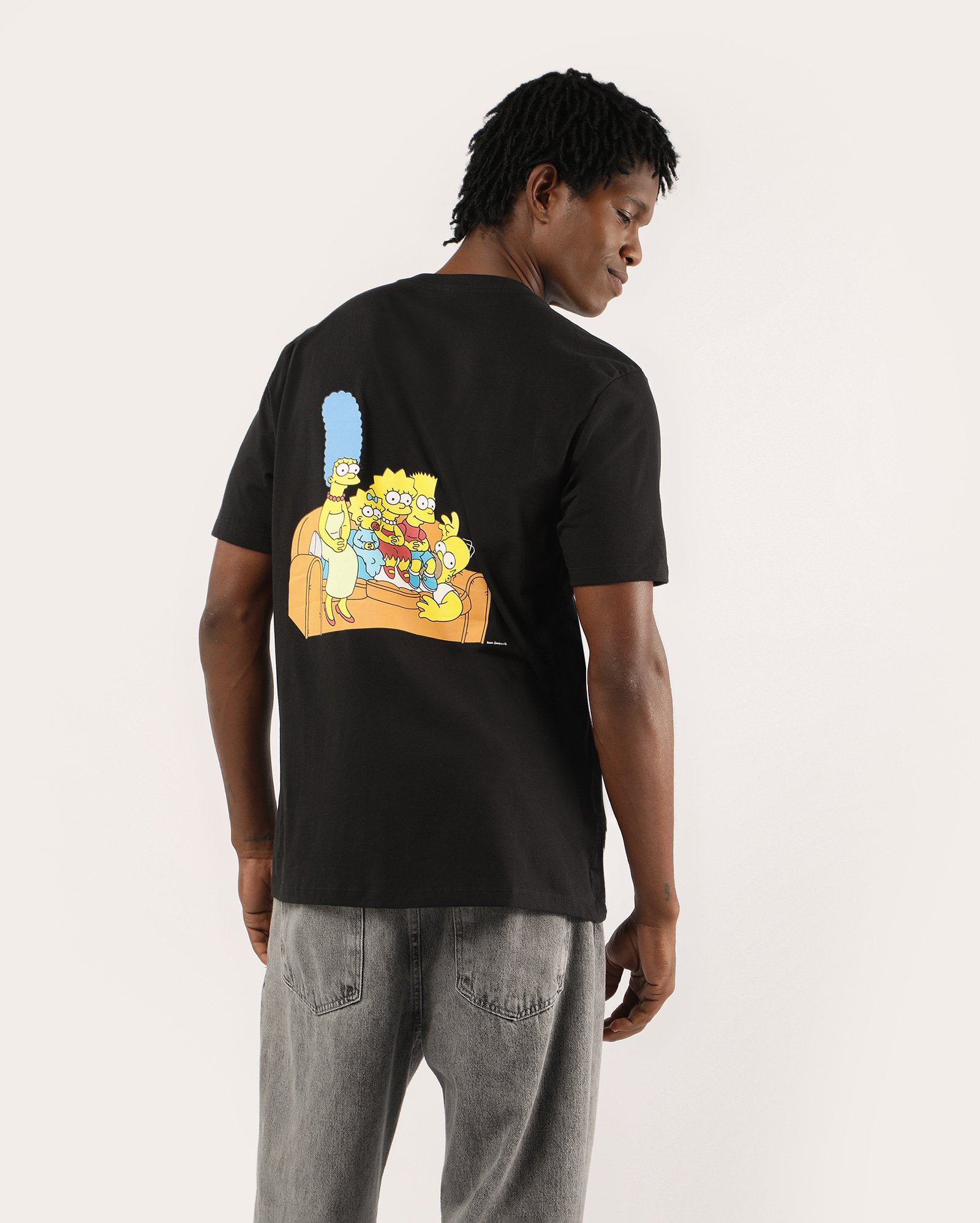 Riachuelo | Camiseta masculina regular The Simpsons - preta | FOX