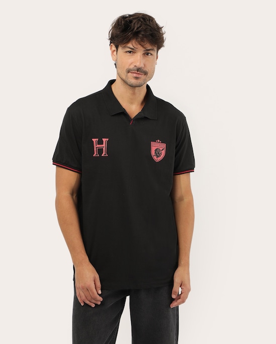 Polo masculina Harry Potter - Preta | Warner Bros