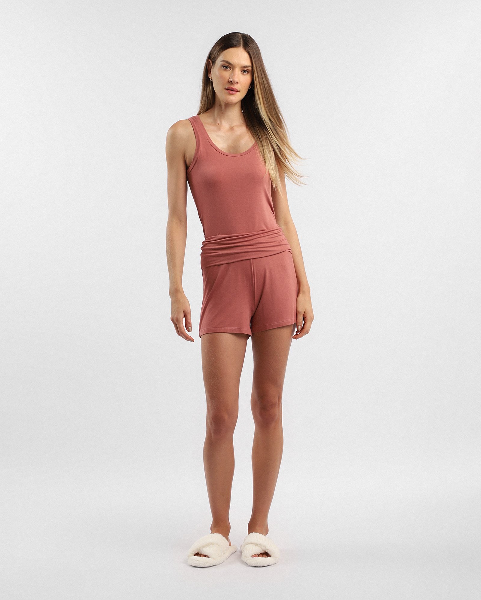 Riachuelo | Short doll em modal Cápsula Menopausa - rosa