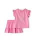 Conjunto curto infantil 2 peças floral - rosa | Carter's