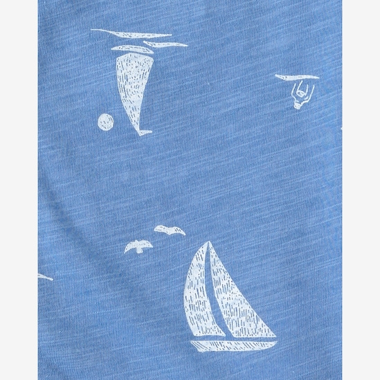 Conjunto curto infantil 2 peças barco - azul | Carter's